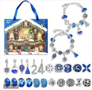 Flor de Cristal Advent calendar 2 Bracelets + 22 pendants, blue - Advent Calendar