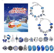 Flor de Cristal Advent calendar 2 Bracelets + 22 pendants, blue 2 - Advent Calendar