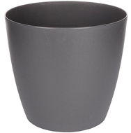 PLASTKON Květináč ELLA Twist 'n' Roll 30cm - 2ks v balení, antracit - Flower Pot