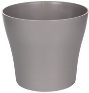 PLASTKON Květináč TULIPAN MAT 24cm - 4ks v balení, šedý - Flower Pot