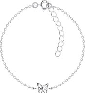Flor de Cristal Silver Bracelet Butterfly - (Ag 925/1000, 0,79 g) - Bracelet