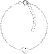 Flor de Cristal Silver bracelet Heart - (Ag 925/1000, 0,75 g) - Bracelet