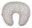 Breastfeeding pillow, grey with stars