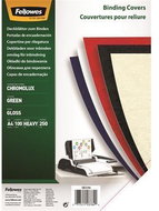 FELLOWES Chromo A4 Back Green - Pack of 100 pcs - Binding Cover