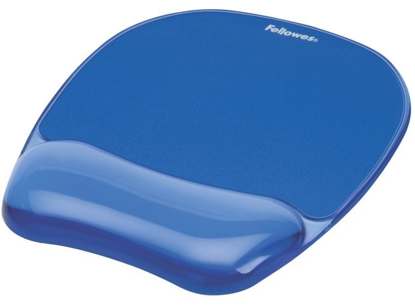 Fellowes CRYSTAL gél, csuklótámasszal, kék