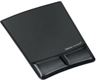 Fellowes Health-V CRYSTAL gel Microban, with wrist support, black - Mouse Pad