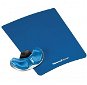 Fellowes Palm Health-V CRYSTAL gel Microban, with wrist support, blue - Mouse Pad