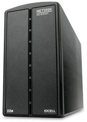 IOCELL 352UN NetDisk DUO NewFAST - Hard Drive Enclosure - Main image