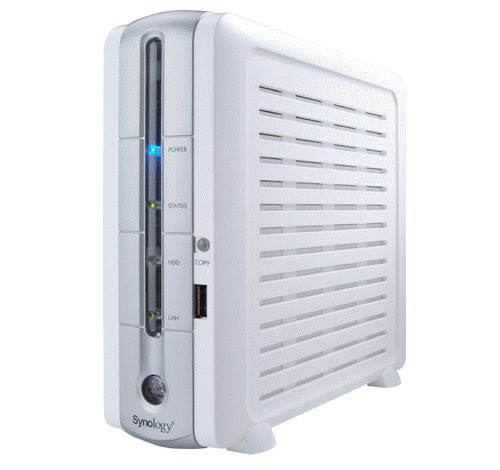 Synology NAS DS-101j externí HDD IDE 320GB, LAN, USB PrintServer, 3xUSB2.0-in - Data Storage - Main image