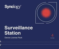 Synology NAS 4 Licenses for Additional IP Cameras for Surveillance Station - Licence