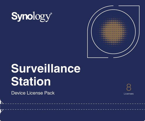 Synology Licenční balíček pro 8 kamer - Licence - Hlavní obrázek
