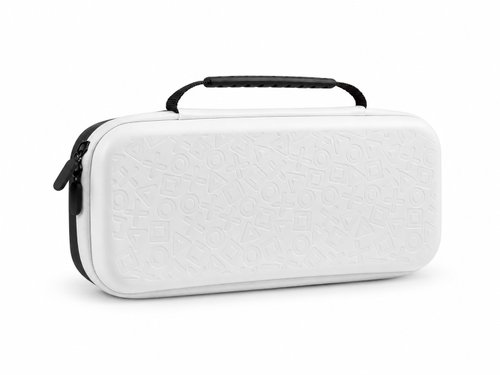 FUNLAB PS Portal Bag w/ Iron Stamp - White - PlayStation Portal Remote Player - Remote Control Case - Main image
