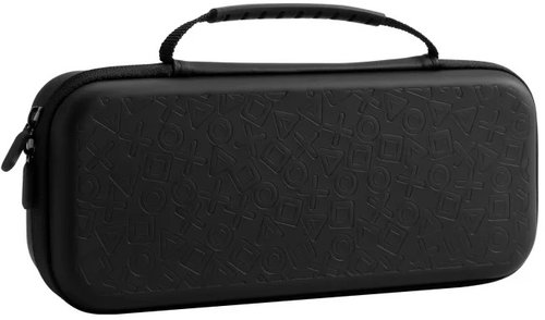 FUNLAB PS Portal Bag w/ Iron Stamp - Black - PlayStation Portal Remote Player - Remote Control Case - Main image