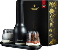 FinaMill by Pepperfield Electric grinder USB black, gift set - Spice Grinder