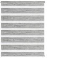 Foa roller blind day and night, Standard, Natural grey marble, AA 112, left - Roller Blind