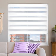FOA Roleta Den a noc, bílá, A 020, bílý profil, levá strana ovládání, š 70 cm, v 150 cm - Roller Blind