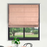 FOA Roleta Římská, světle hnědá, R 004, bílý profil, pravá strana ovládání, š 50 cm, v 150 cm - Roleta