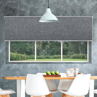 FOA Roleta Termo, šedá strakatá, T 013, bílý profil, pravá strana ovládání, š 82 cm, v 150 cm - Roller Blind