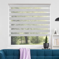 FOA Roller blind Day and night, rock, C 008, white profile, right side control, W 55 cm, H 150 cm - Roller Blind