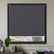 FOA Roleta Látková, břidlicová, LE 140, bílý profil, pravá strana ovládání, š 150 cm, v 150 cm - Roller Blind