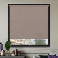 FOA Roleta Látková, cappuccino, LE 153, bílý profil, levá strana ovládání, š 140 cm, v 150 cm - Roller Blind