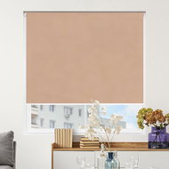 FOA Roleta Látková, cappuccino, LT 107, bílý profil, pravá strana ovládání, š 55 cm, v 150 cm - Roller Blind