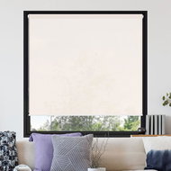 FOA Roleta Látková, krémová, LS 101, bílý profil, pravá strana ovládání, š 130 cm, v 150 cm - Roller Blind