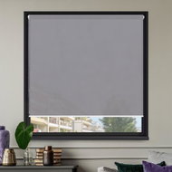 FOA Roleta Látková, tmavá ocel, LE 139, bílý profil, pravá strana ovládání, š 150 cm, v 150 cm - Roller Blind