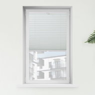 FOA Roleta Plisé, blackout, béžová žíhaná, P 3-7952, bílý profil, ovládání vlevo, š 56 cm, v 112 cm - Roller Blind