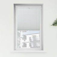 FOA Roleta Plisé, blackout, béžová žíhaná, P 3-7952, bílý profil, ovládání vpravo, š 56 cm, v 112 cm - Roller Blind