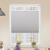 FOA Roleta Plisé, neprůhledná, světle šedá, P 10459P, bílý profil, ovládání vlevo, š 49 cm, v 132 cm - Roller Blind