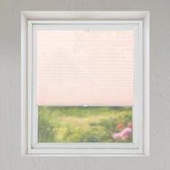 FOA Roleta Plisé, průsvitná, béžová, P 002, bílý profil, pravá strana ovládání, š 78 cm, v 96 cm - Roller Blind