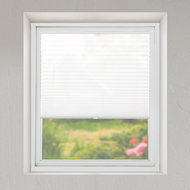 FOA Roleta Plisé, průsvitná, bílá, P 001, bílý profil, pravá strana ovládání, š 78 cm, v 96 cm - Roller Blind
