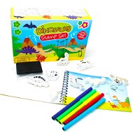 Art set with postmarks - Dinosaurs and aliens - Creative Kit