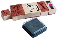 Set of wooden stamps - Horses - Creative Kit