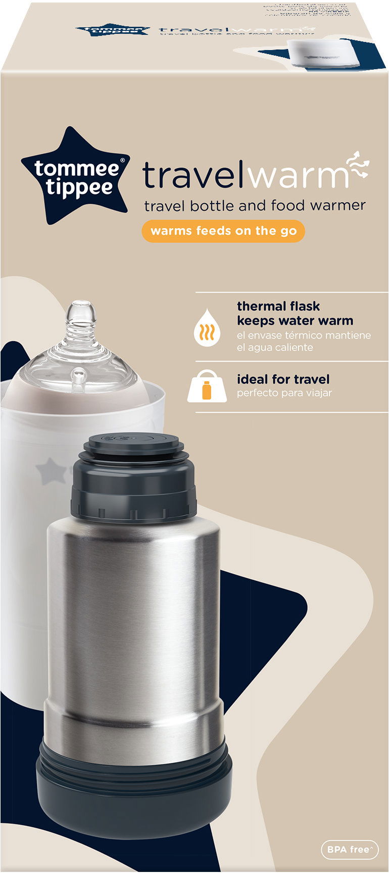 Thermos flask hot sale with heater