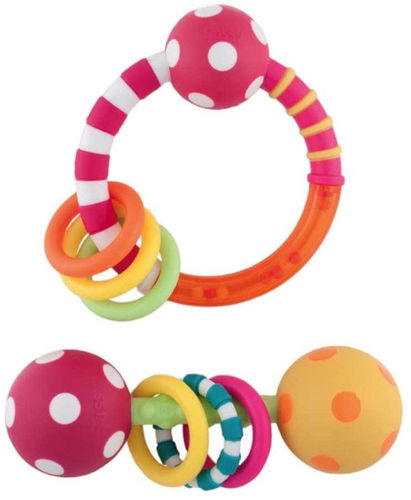 Baby Grasp & Explore Textured Rattle Set