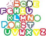 Connecting letters AZ - Educational Toy