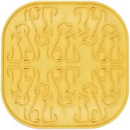 Fiboo Lollipop Sticky Licking Pad, yellow - Lick Mat