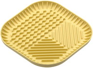 Fiboo Slowing pad Fiboowl, ellow - Lick Mat