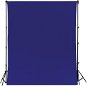 Fotohintergrund Fomei Textilhintergrund 3 × 3 m blau/chromblau - Fotopozadí