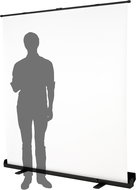 FOMEI Roll-up folding background 180 × 200 cm, white - Photo Background