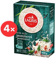 LAGRIS Jasmine Rice Bags 4× 400g - Rice