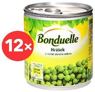 BONDUELLE Fine Peas 12× 212ml - Canned Vegetable