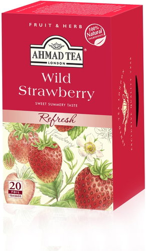 AHMAD TEA Wild Strawberry (20x 2g) 40g - Tea - Main image