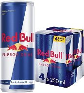 Energy Drink RED BULL Energy Drink 4× 250ml - Energetický nápoj