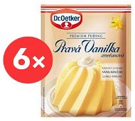 DR.OETKER Premium puding Pravá vanilka 6× 40 g - Puding