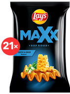 Lay's Maxx Cheese & Onion 21× 130g - Healthy Crisps