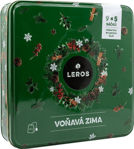 Leros Fragrant Winter gift pack, green, 9×5 bags - Gift Set - Main image