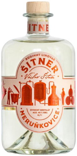 Chateau distillery Blatná Šitner Meruňkovice 0,7 l 45% - Spirit - Main image